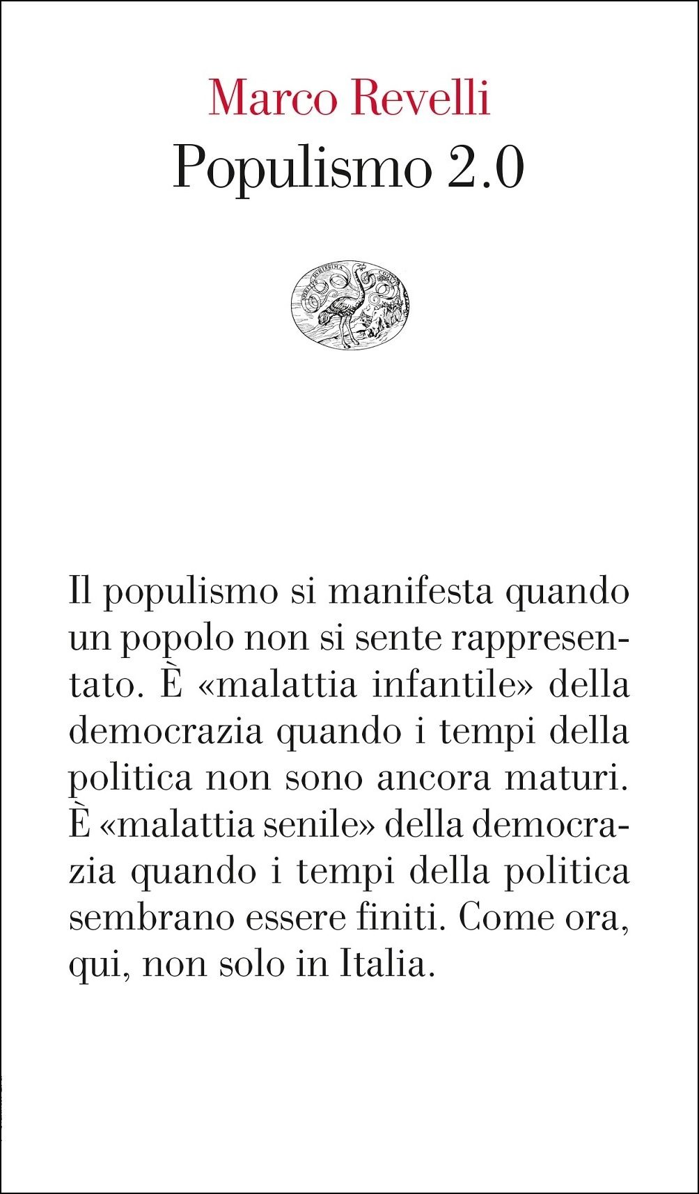 Marco Revelli: Populismo 2.0